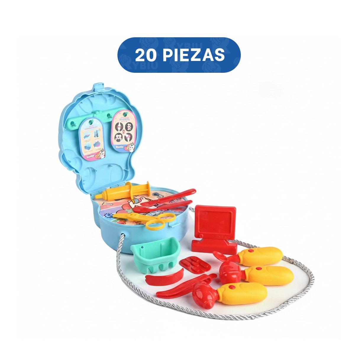 BOLSO INFANTIL UNICORNIO CON SET MEDICO DE FANTASIA PARA JUEGO DE ROL - 3