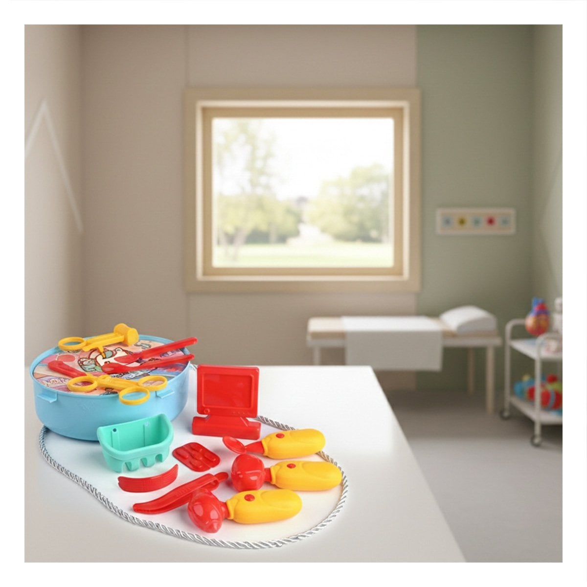PACK6 MALETIN UNICORNIO PARA JUEGO MEDICO INFANTIL DE ROLE PLAY - 3