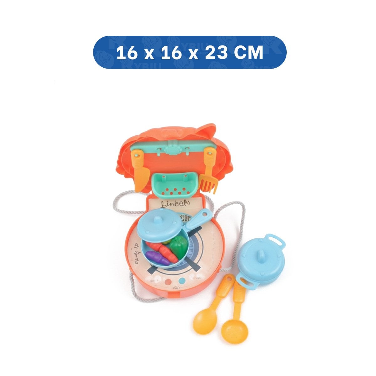 PACK12 CARTERA INFANTIL UNICORNIO COCINA DE JUEGO CON ACCESORIOS YPAPEL REGALO - 4
