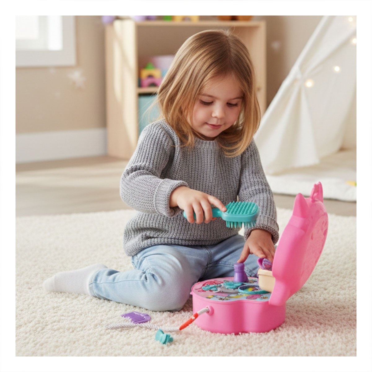 PACK12 EDICION LUDICA UNICORNIO CON ACCESORIOS DE VIAJE PARA JUEGO EN CASA - 3