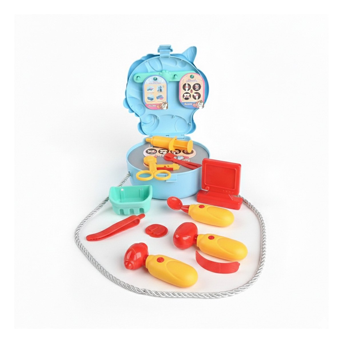 MALETIN INFANTIL UNICORNIO CON JUEGO MEDICO PARA DIVERSION EN EL HOGAR YLIGAS REGALO - 3