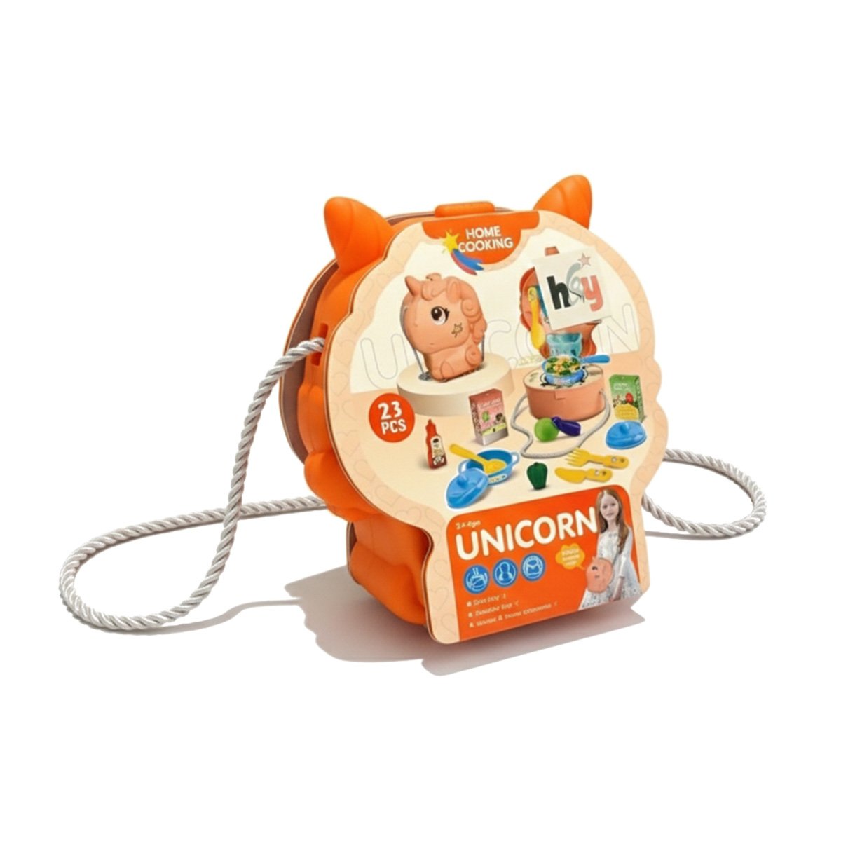PACK6 ALTERNATIVA INFANTIL UNICORNIO COCINA DE JUEGO PARA INFANTES YREGALO STICKER - 2
