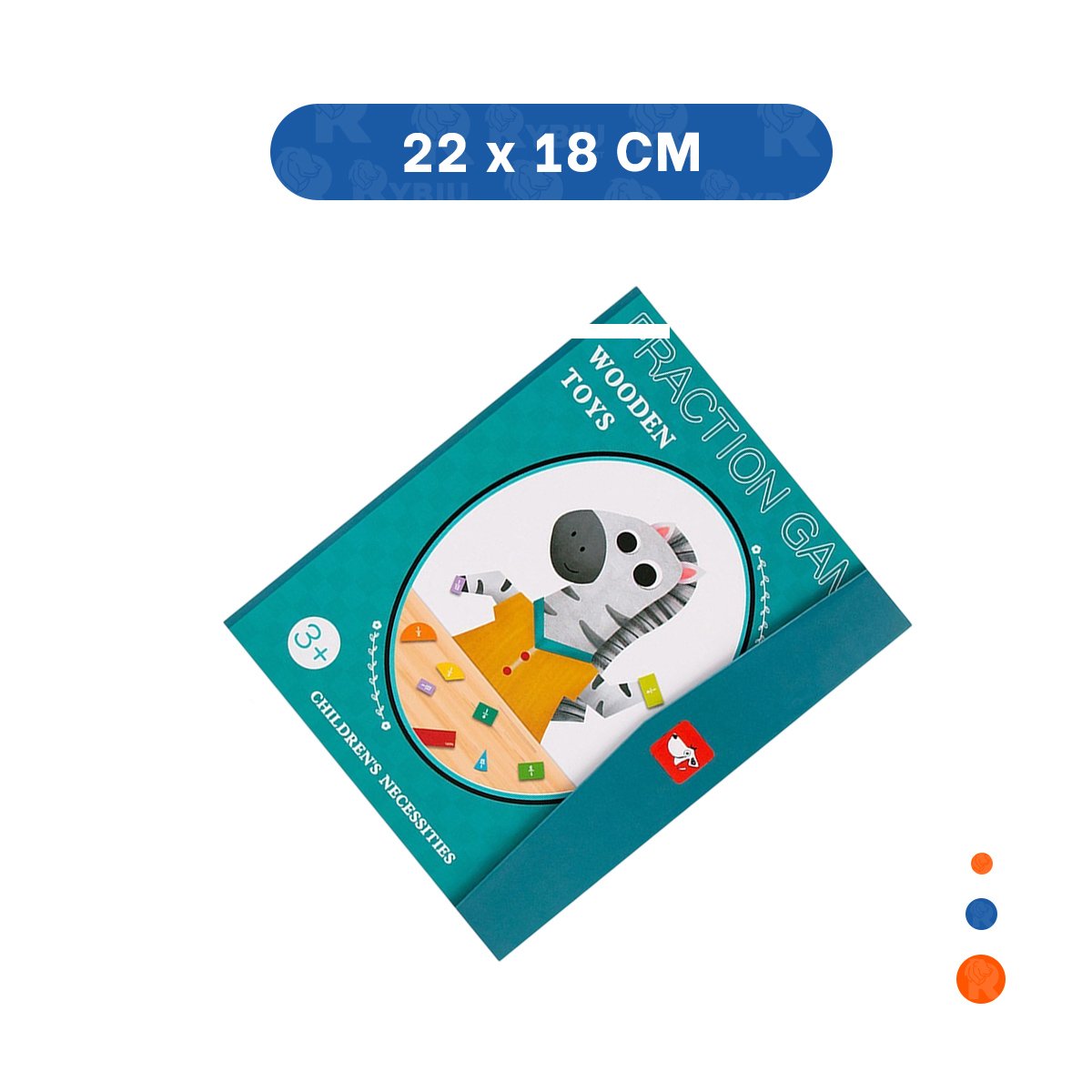PACK2 GUIA INFANTIL DE FRACCIONES MAGNETICAS CELESTE DIDACTICO YREGALO STICKER - 4