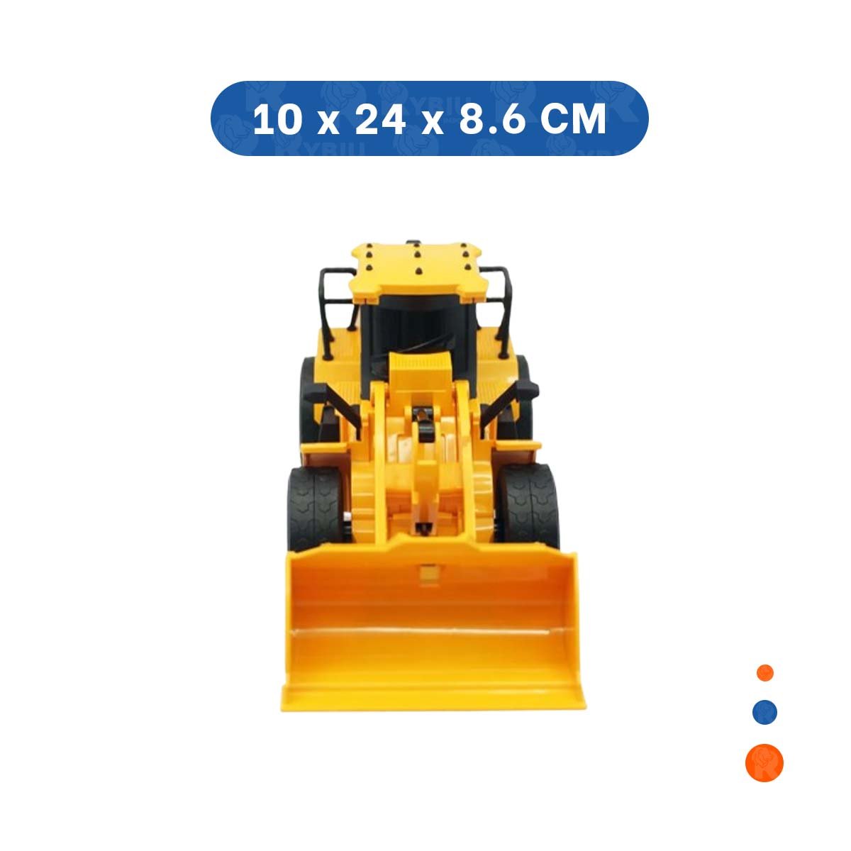 SISTEMA A CONTROL REMOTO EXCAVADORA BRAZO DELANTERO INFERIOR AMARILLO DE JUGUETE YLIGAS REGALO - 4