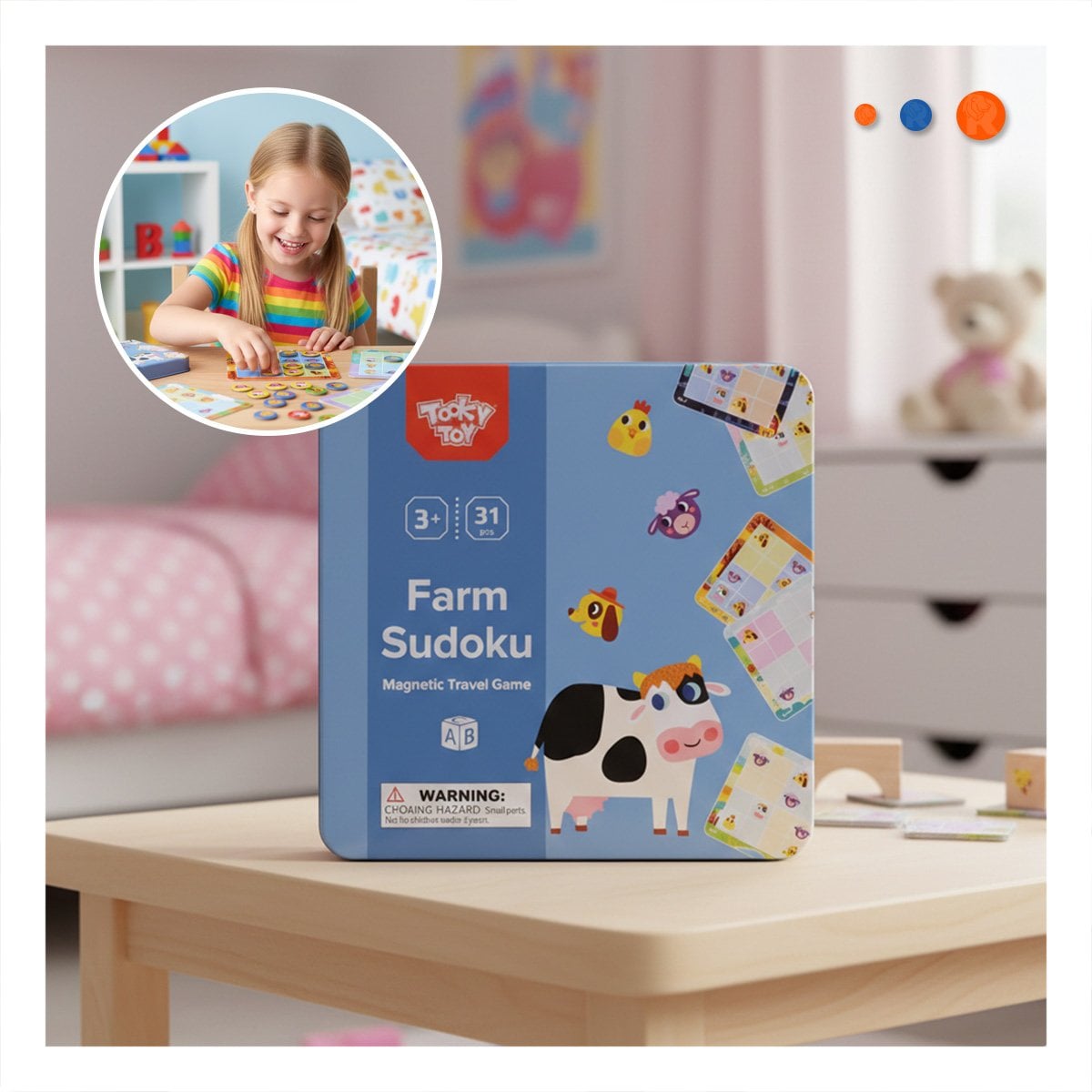 RECURSO EDUCATIVO DE SUDOKU DE GRANJA CELESTE PARA APRENDIZAJE TEMPRANO YSTICKY - 2