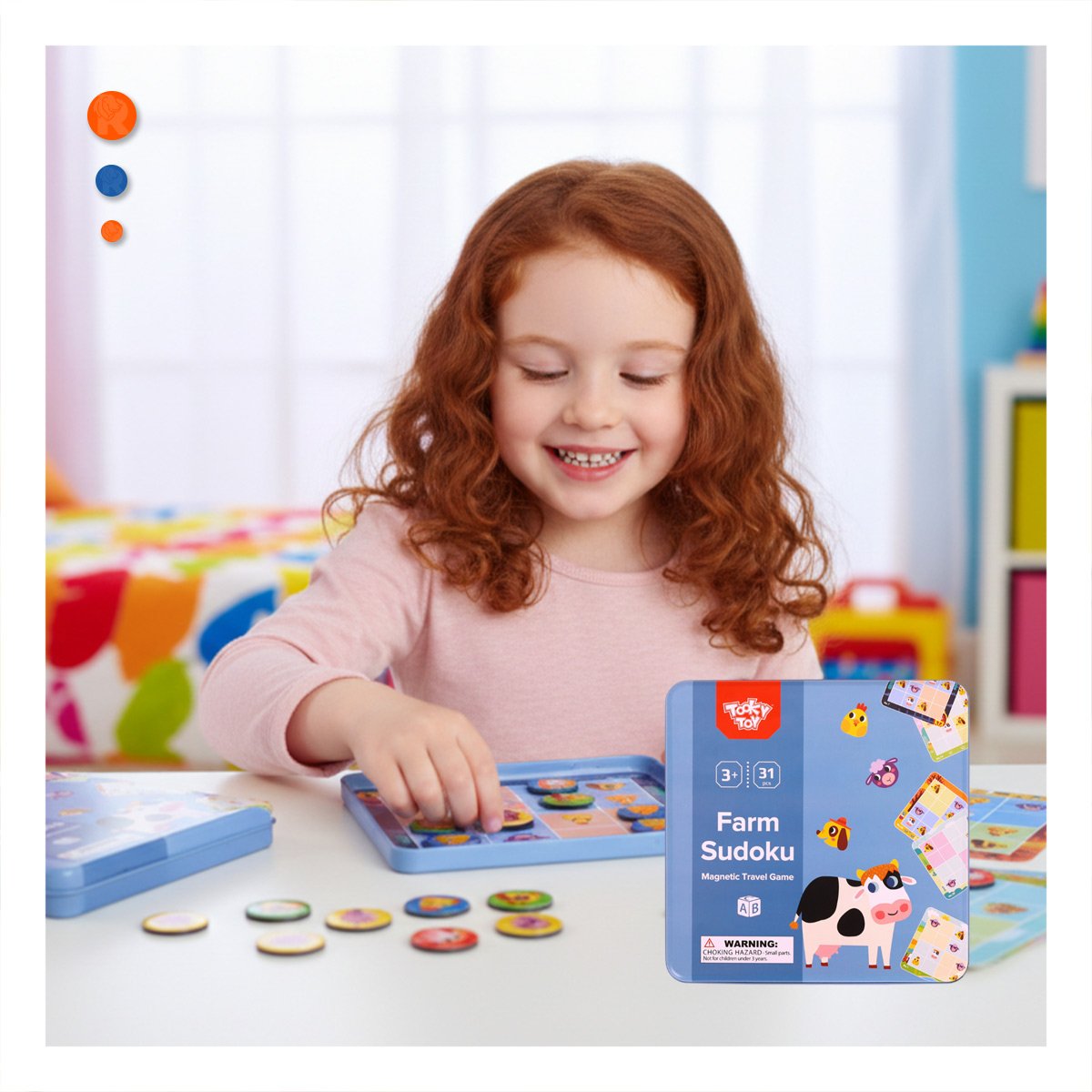 PACK4 JUEGO DE LOGICA DE SUDOKU DE GRANJA CELESTE PARA NINOS - 3