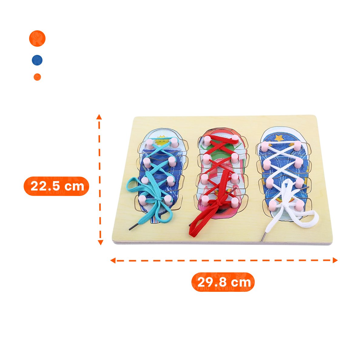 PACK12 JUEGO SENSORIAL PARA ATAR PASADORES MULTICOLOR DIDACTICO INFANTIL YREGALO STICKER - 4