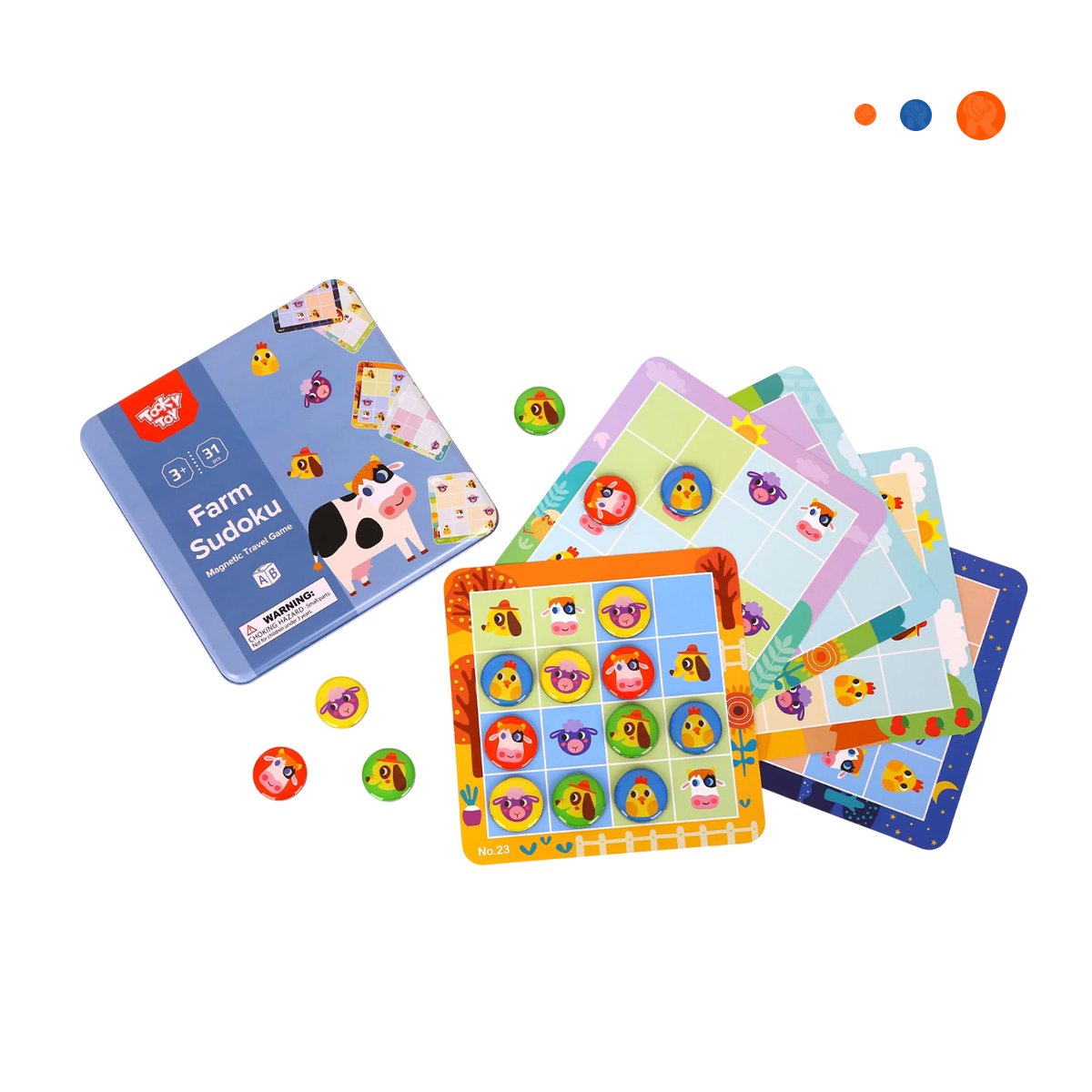 PACK2 RECURSO DE LOGICA DE SUDOKU DE GRANJA CELESTE DIDACTICO YREGALO STICKER - 2