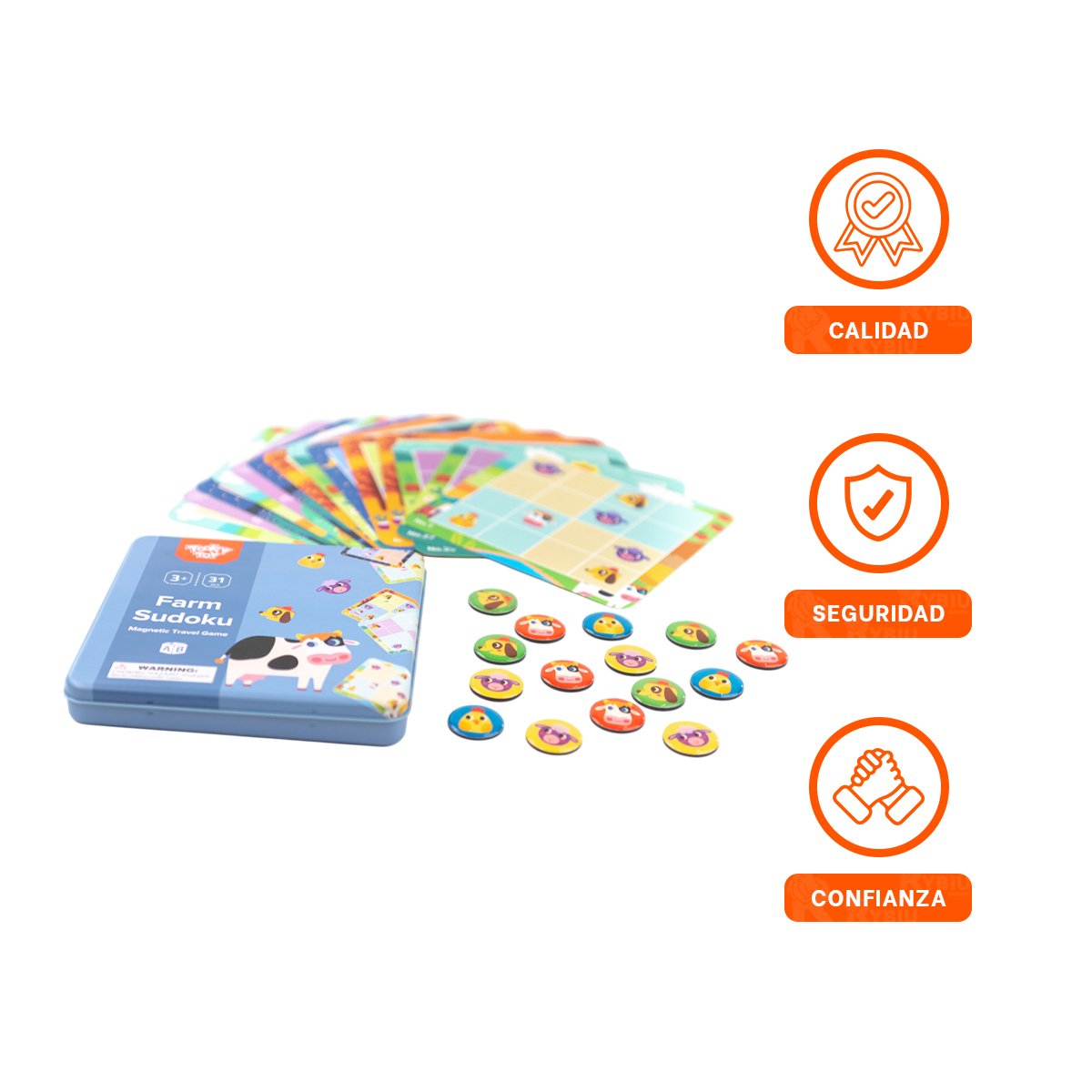 JUEGO EDUCATIVO DE SUDOKU DE GRANJA CELESTE PARA NINOS - 3