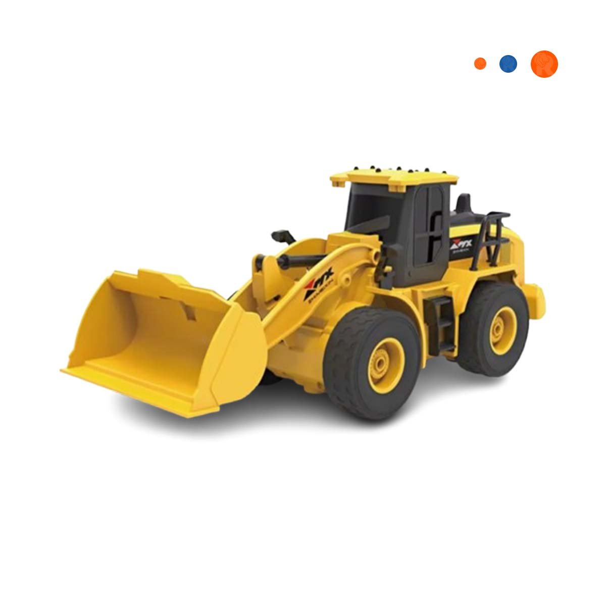 PACK4 MODELO ELECTRICO DE CONTROL REMOTO DE BRAZO DELANTERO INFERIOR AMARILLO YPAPEL REGALO - 3