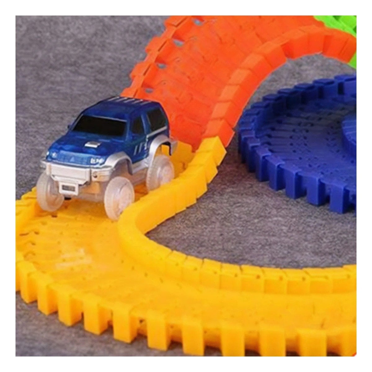 PACK2 TRAYECTO DE COLORES CON CARRO PARA NIÑOS COLORIDO Y ALEGRE YREGALO STICKER - 5