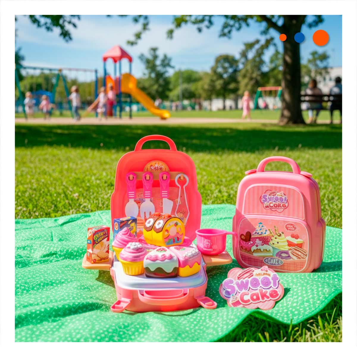 PACK6 ESTUCHE PASTELERO PARA COCINA COLOR ROSADO CON ACCESORIOS REPOSTERIA YREGALO STICKER - 5