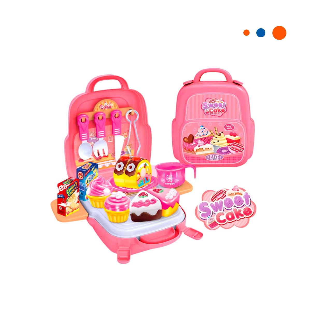 PACK4 MALETIN PASTELERO DE REPOSTERIA PARA COCINA HOGAR EN COLOR ROSADO YPAPEL REGALO - 3