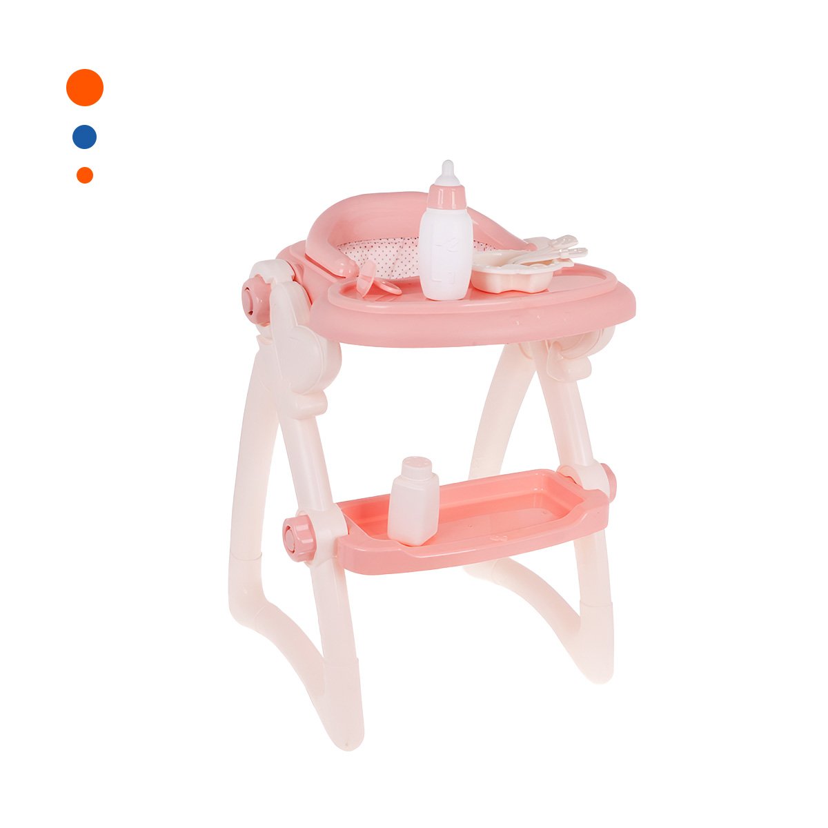 ASIENTO PARA JUGUETE BEBE QUE COMPLEMENTA EL JUEGO EN ROSADO 37X31X49CM YPAPEL REGALO - 1