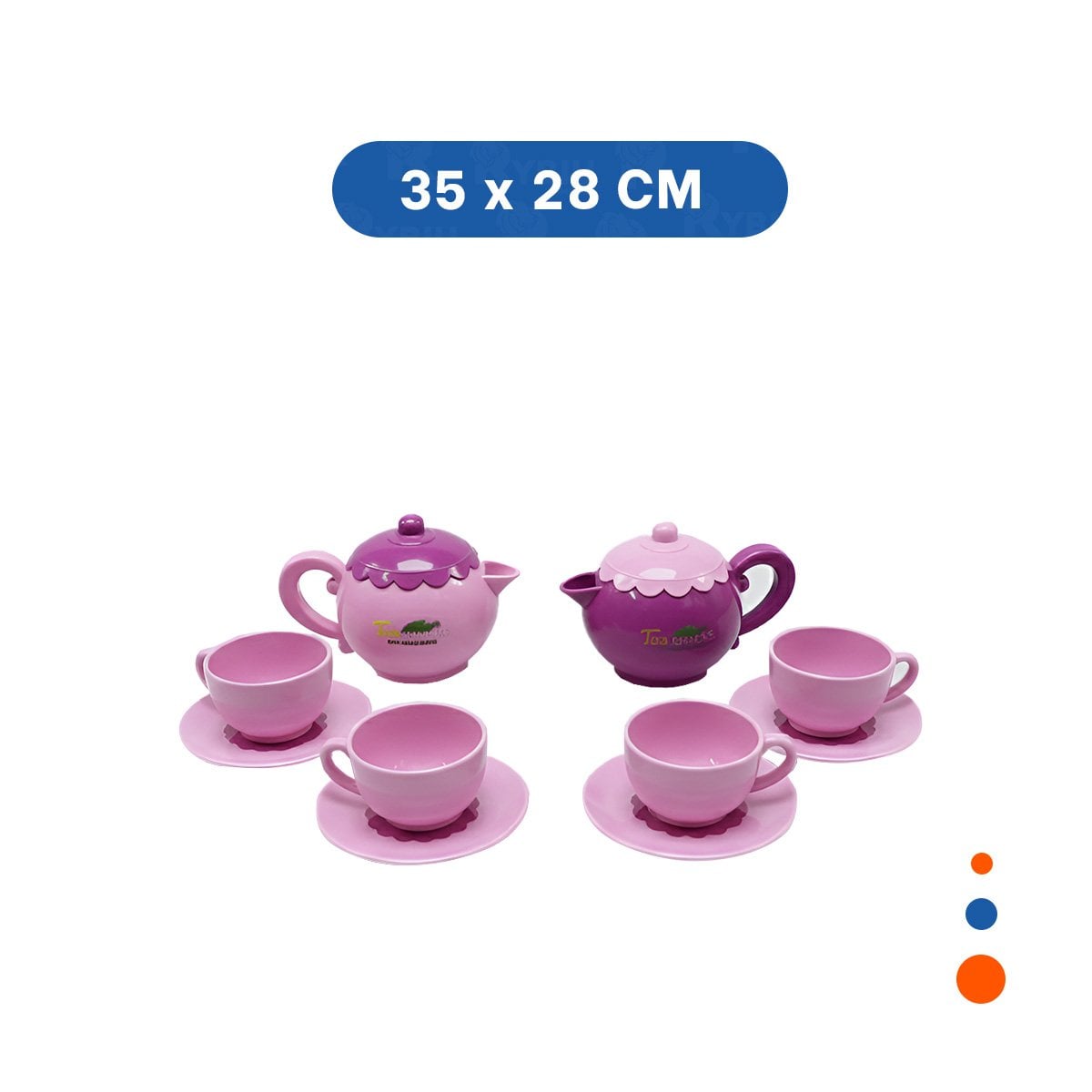 PACK6 JUEGO DE MENAJE PARA FIESTA HOGAR DECORACION MESA ROSADO COMBINABLE - 4