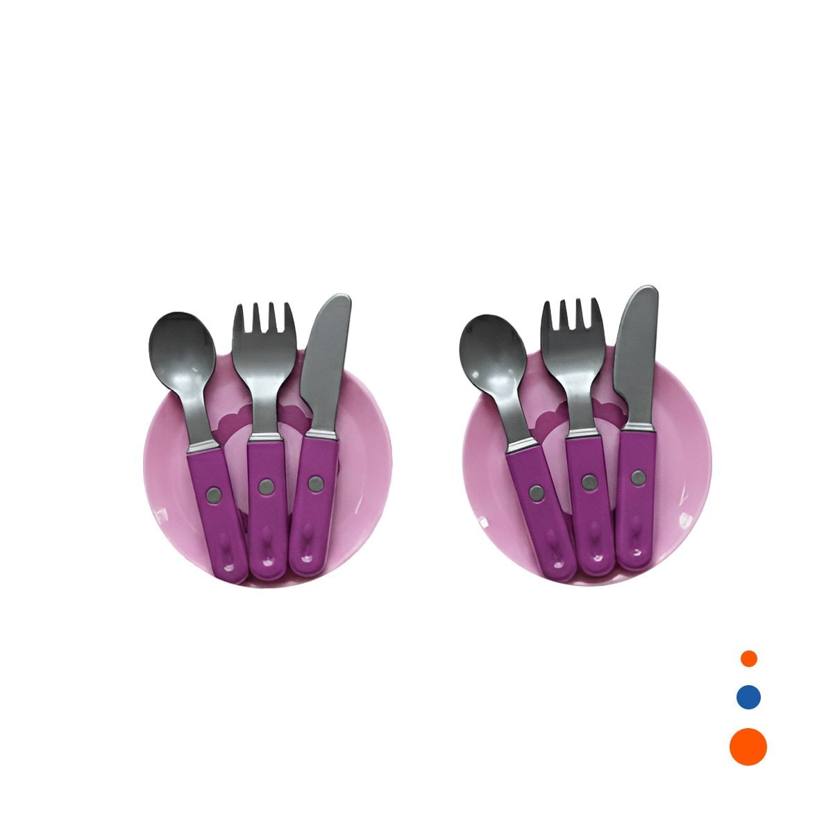 PACK4 PACK DE MENAJE PARA FIESTA HOGAR DECORACION MESA ROSADO PARA MESA YPAPEL REGALO - 3