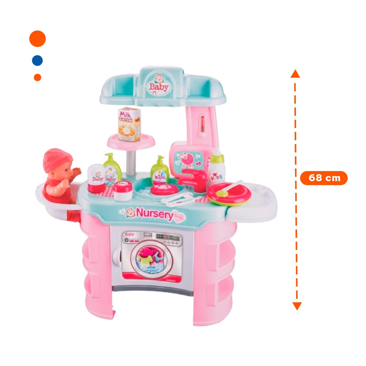 MESA DE ACTIVIDADES GUARDERIA ROSADO PARA JUEGO DIARIO EN CASA Y HOGAR - 4
