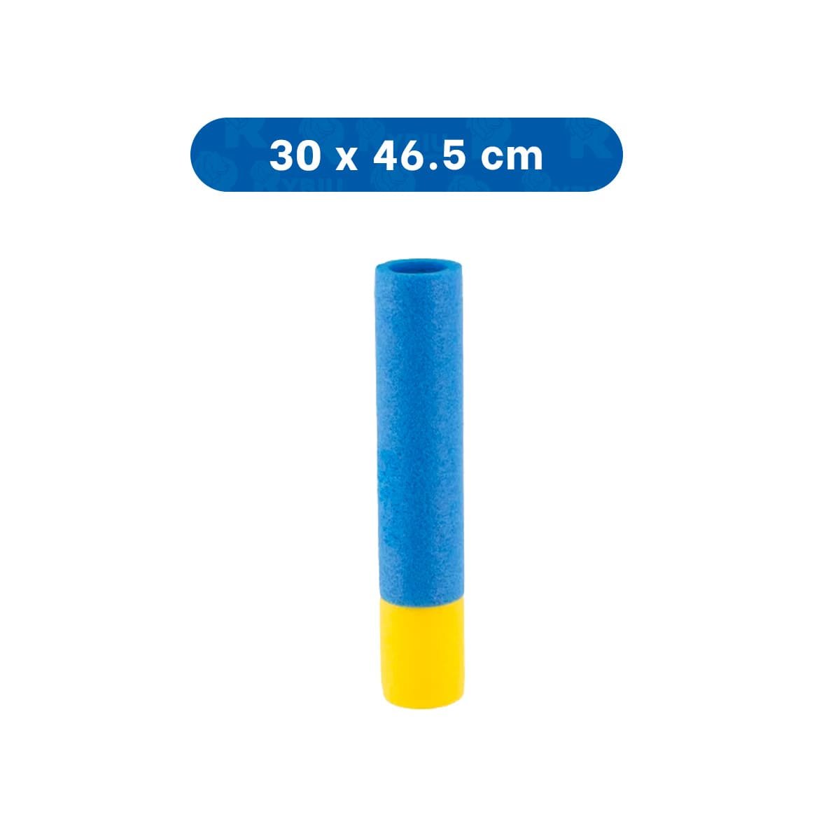 PACK2 LANZADOR COLOR AZUL Y AMARILLO DE ESPUMA AGUA DE 30X4CM JUEGO FAMILIAR YREGALO STICKER - 4