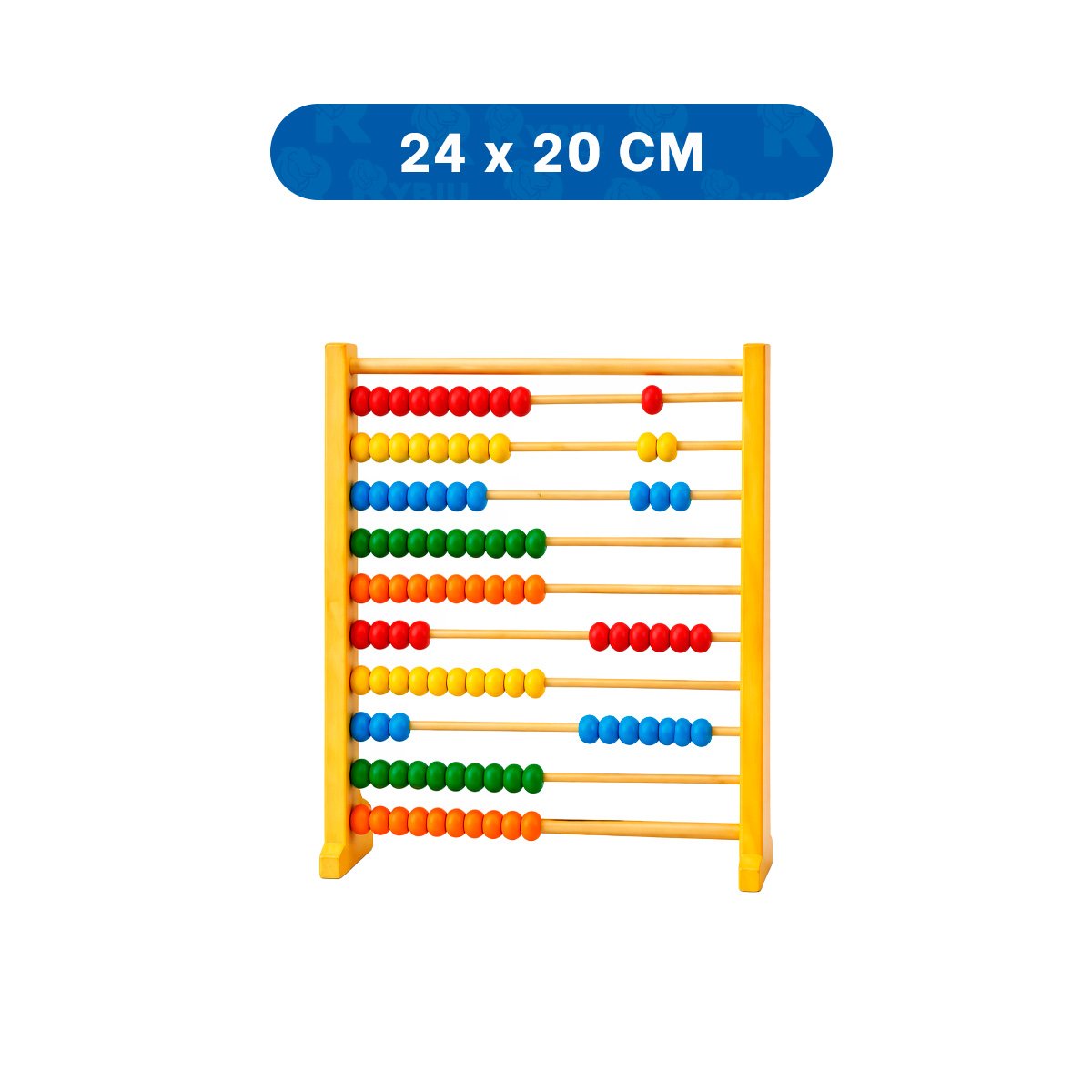 PACK2 TABLERO DIDACTICO CON ABACO COLOR MULTICOLOR Y PIZARRA 2 EN 1 ESCOLAR YREGALO STICKER - 4