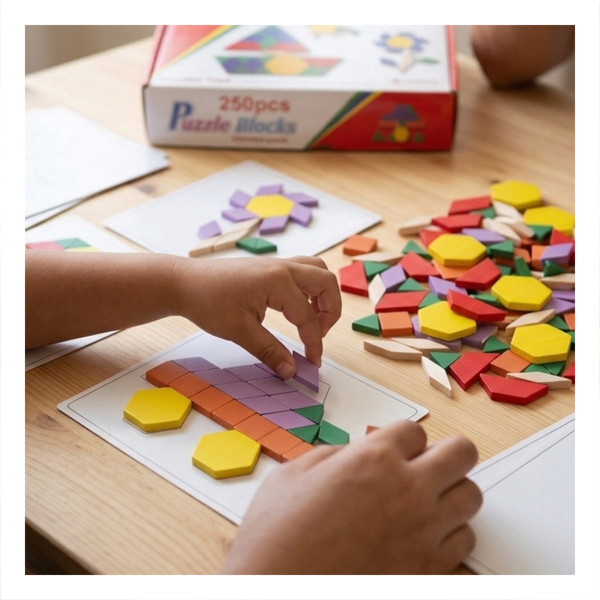 PACK2 ROMPECABEZA DE MOSAICO 250 PIEZASA COLOR MULTICOLOR PARA DINAMICA ESCOLAR - 2