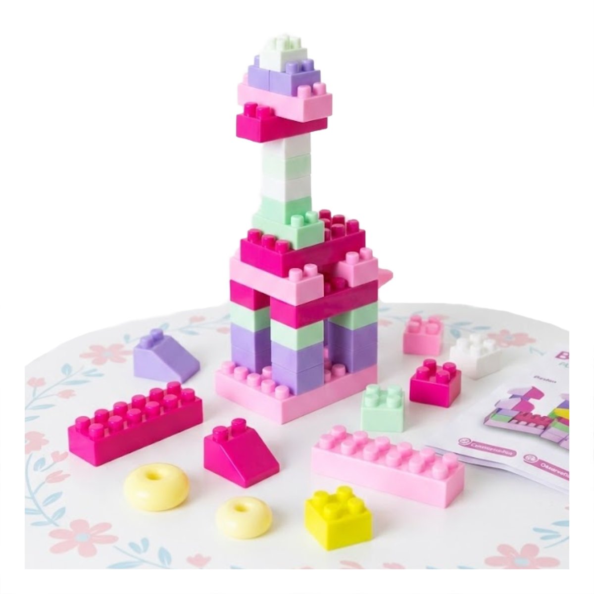 PACK4 JUEGO DE CONSTRUCCION PARA NINOS 160 PIEZAS CON BOLSA MULTICOLOR CREATIVO YPAPEL REGALO - 3
