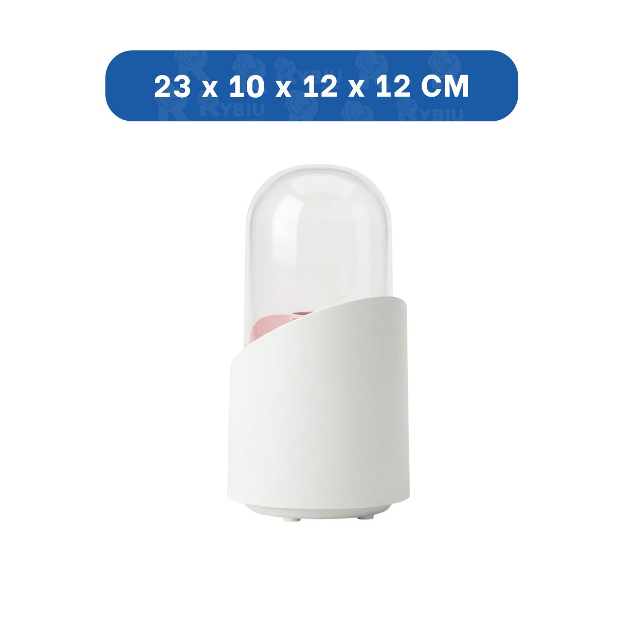 SOPORTE GIRATORIO ROSADO PARA COSMETICOS Y MAQUILLAJE DE USO DIARIO YLIGAS REGALO - 4