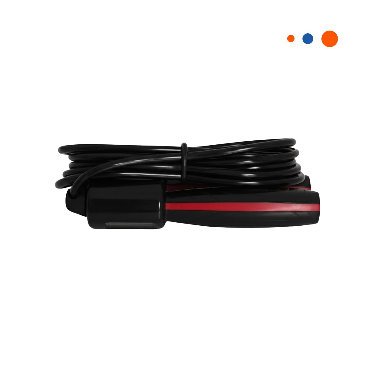 PACK12 PREPARACION DEPORTIVA CON SOGA PARA CARDIO NEGRO YREGALO STICKER - 2