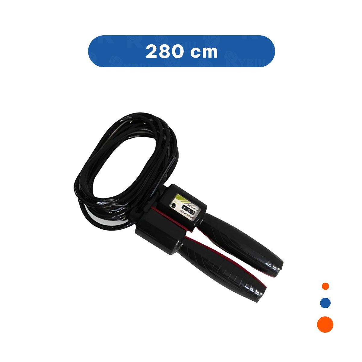PACK6 RUTINA DIARIA CON CUERDA PORTATIL 280CM NEGRO - 4