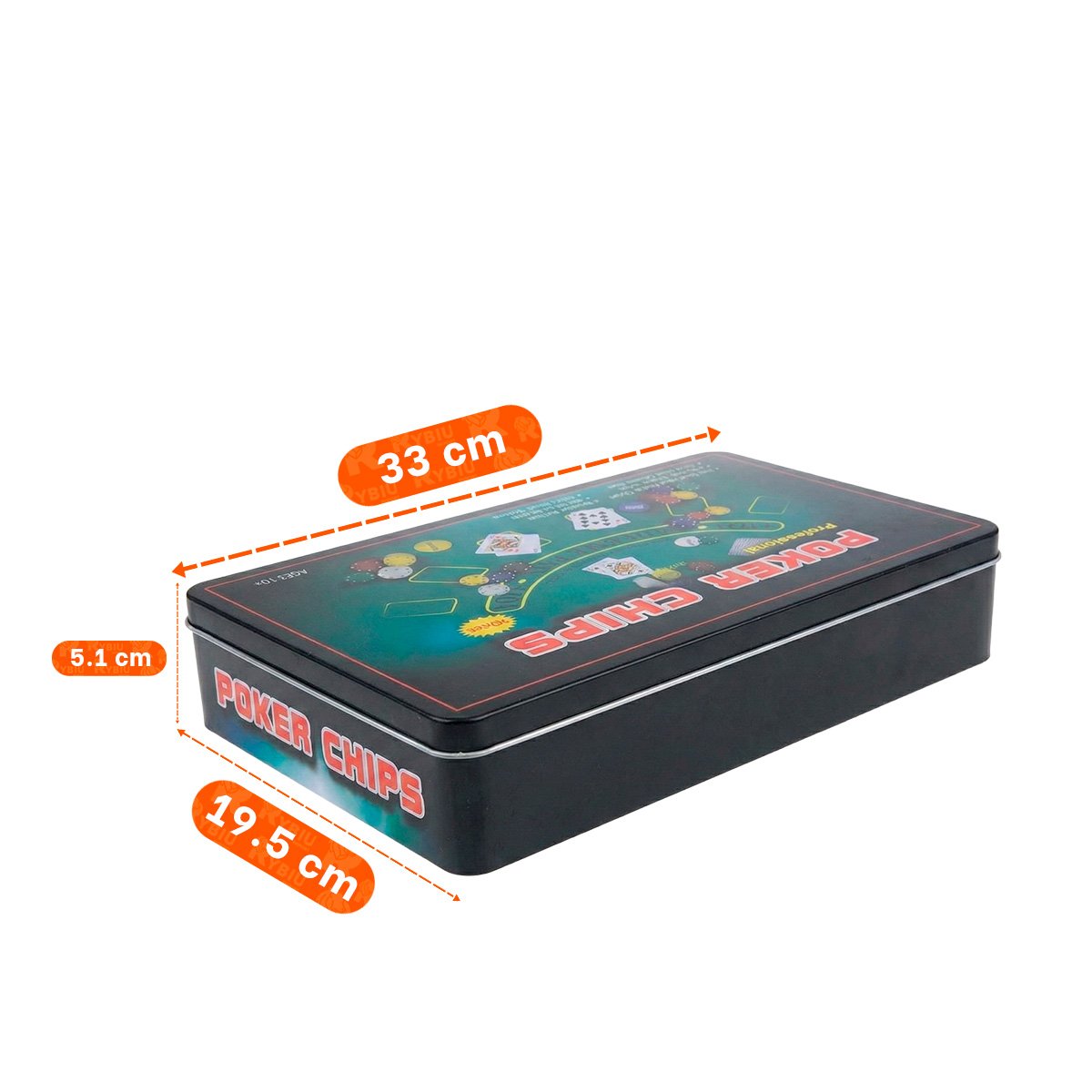 PACK4 SELECCION DE FICHAS POKER NEGRO PARA MESA DE JUEGO EN CASA - 4
