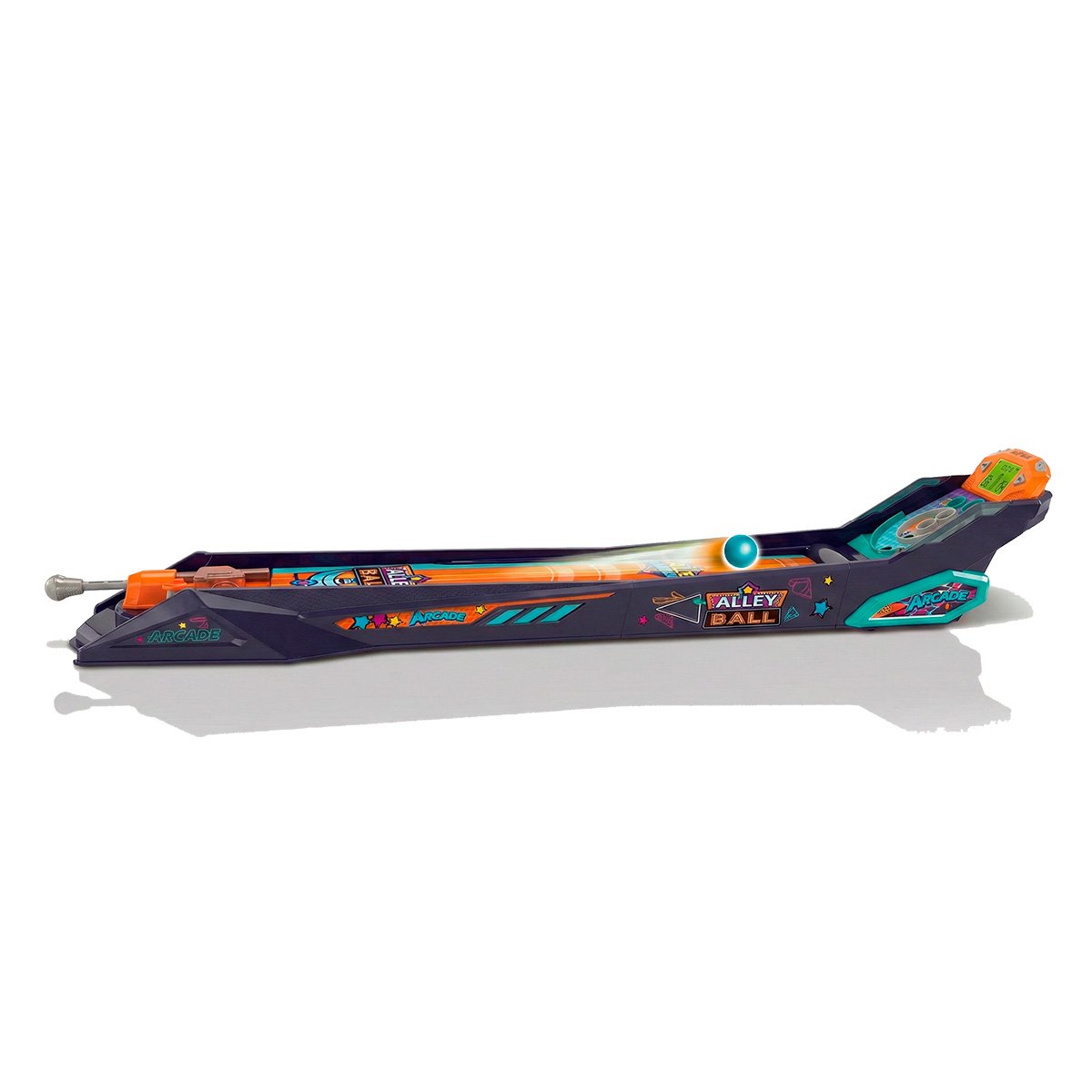 TABLERO DE PELOTA DE CALLE ELECTRONICO PARA DIVERSION DE COLOR AZUL Y NARANJA YPAPEL REGALO - 1
