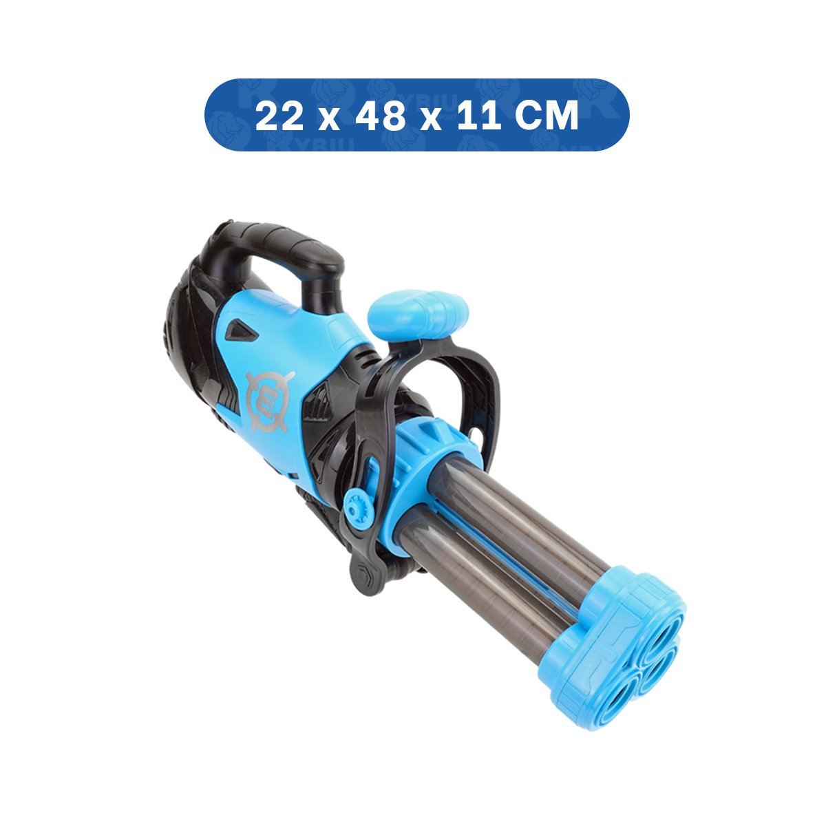 LANZADORA CON BOLAS DE ESPUMA PARA JUEGO INTERACTIVO Y ACCION EN AZUL YPAPEL REGALO - 4