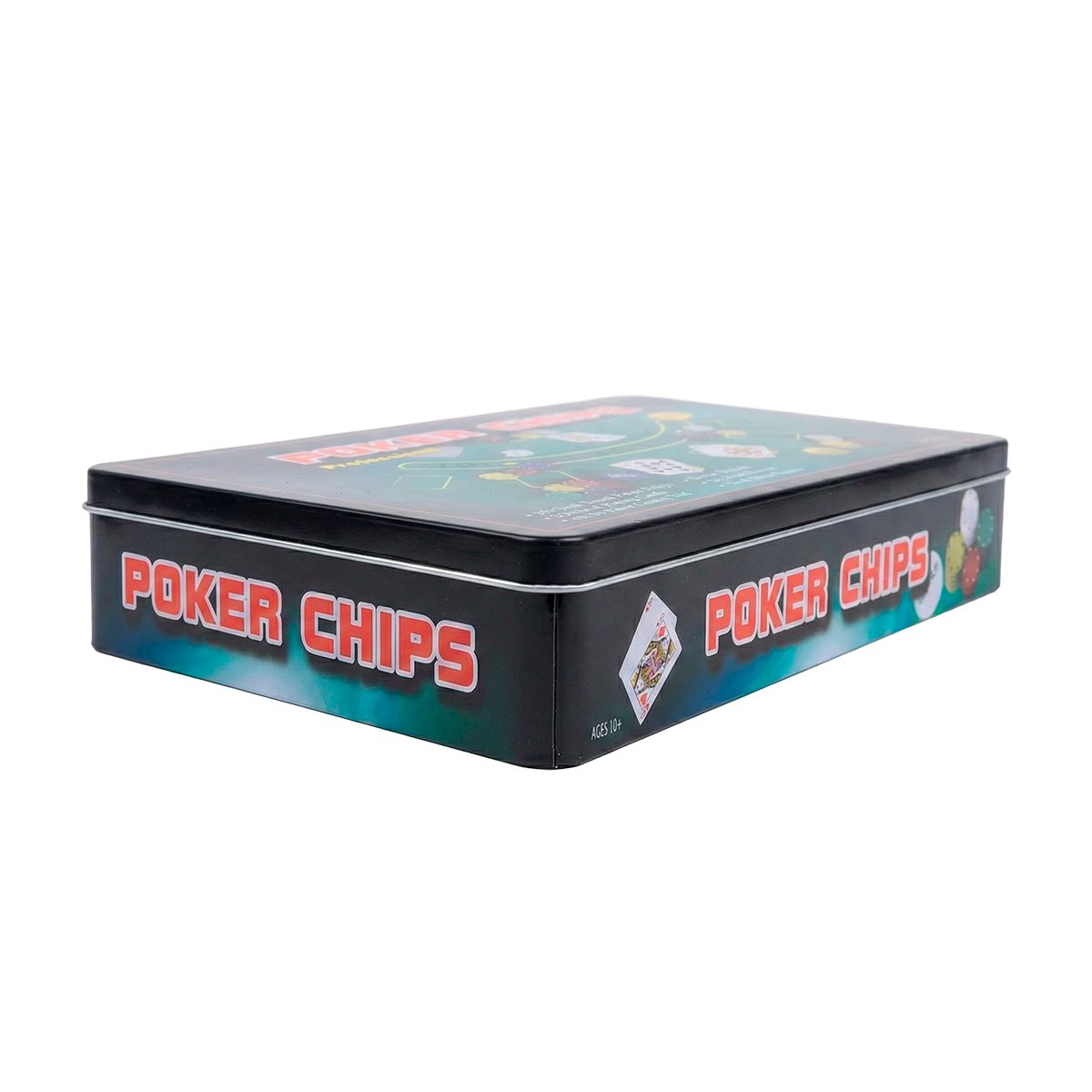 PACK4 VARIANTE DE FICHAS POKER NEGRO PARA ENTRETENIMIENTO SOCIAL HOGAR YPAPEL REGALO - 3