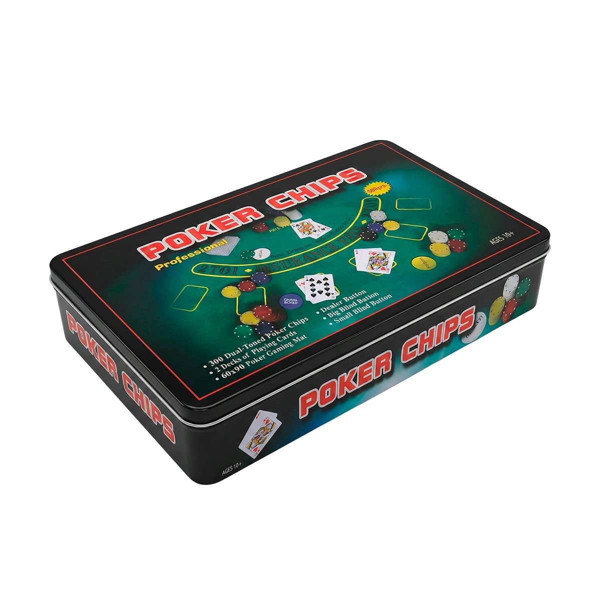 OPCION DE FICHAS POKER NEGRO PARA JUEGO CLASICO DE MESA HOGAR YLIGAS REGALO - 3