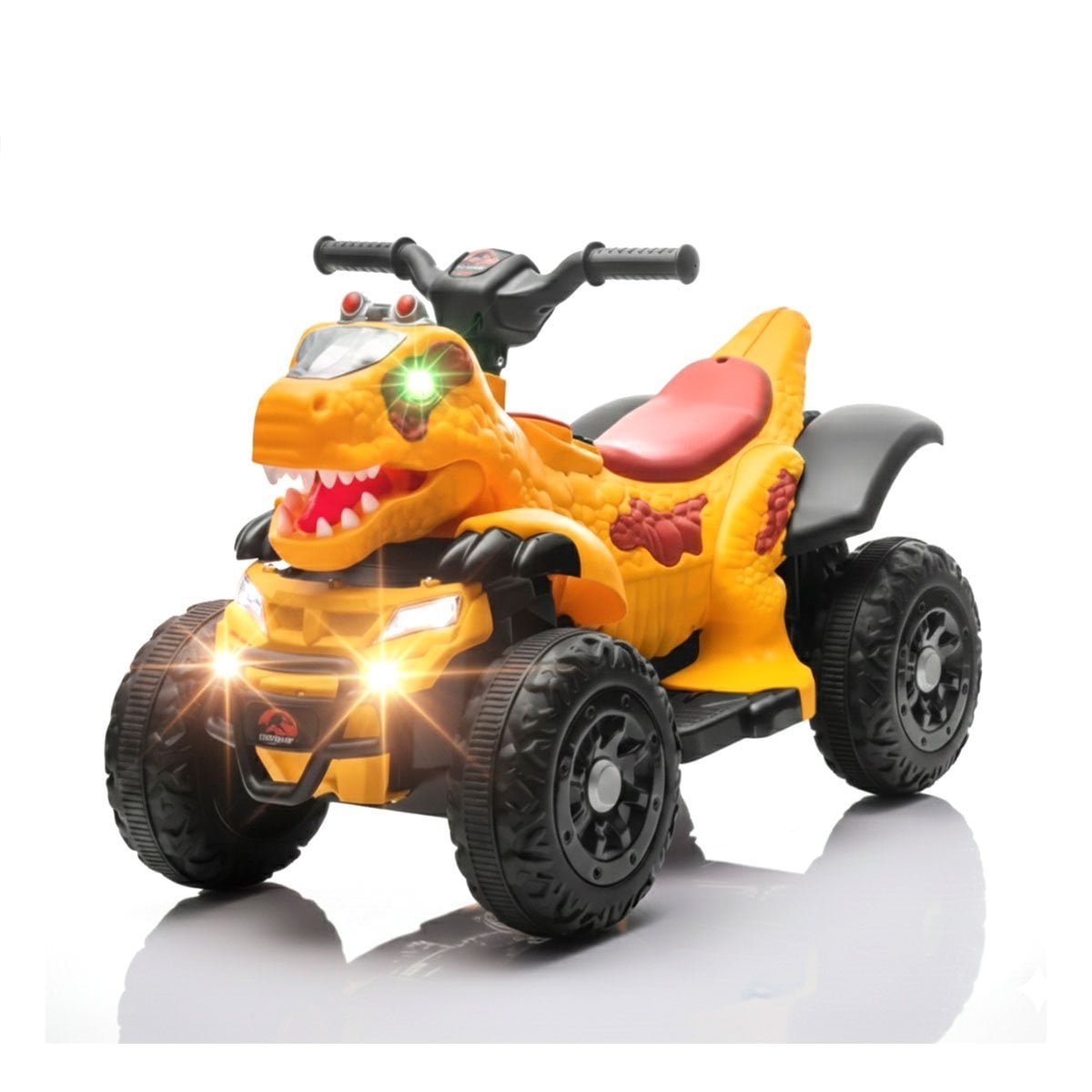 TRANSPORTE DINOSAURIO PARA PASEOS CORTOS EN AMARILLO 42X72X45CM YLIGAS REGALO - 3