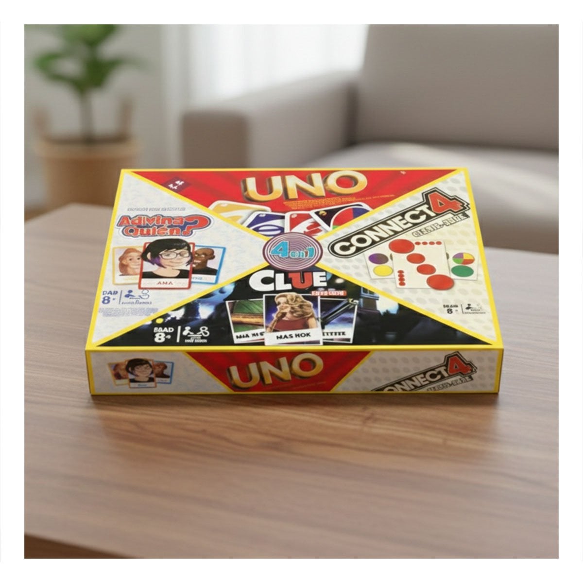 RETO DE MESA MULTICOLOR PARA REUNIONES FAMILIARES EN CASA YLIGAS REGALO - 1