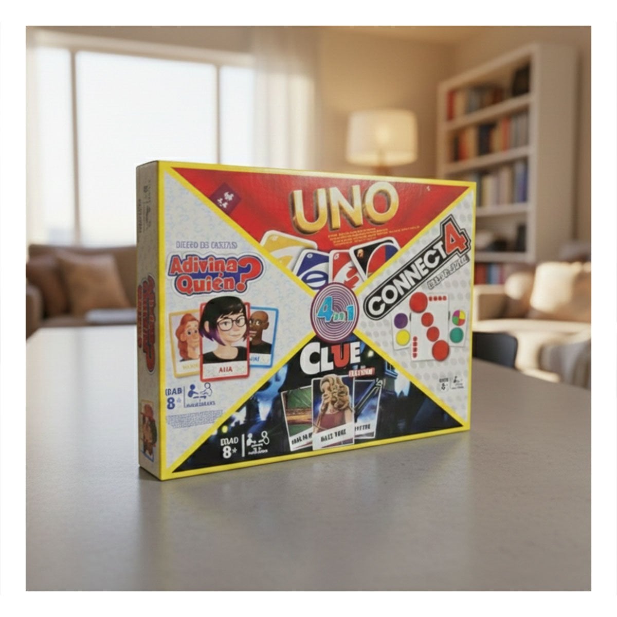 RETO DE MESA MULTICOLOR PARA REUNIONES FAMILIARES EN CASA YLIGAS REGALO - 2