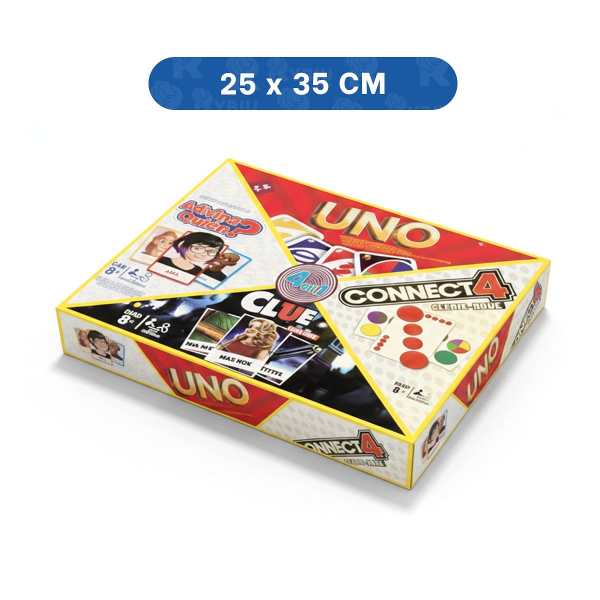 ENTRETENIMIENTO SOCIAL DE MESA MULTICOLOR PARA NOCHES DE JUEGO YPAPEL REGALO - 4