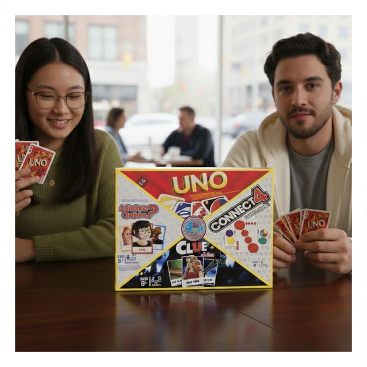 ENTRETENIMIENTO SOCIAL DE MESA MULTICOLOR PARA NOCHES DE JUEGO YPAPEL REGALO - 5