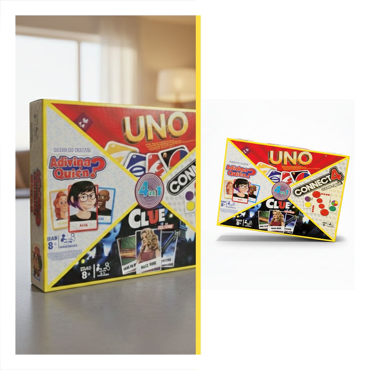 CLASICO DE MESA MULTICOLOR PARA JUEGOS EN CASA CON AMIGOS - 3
