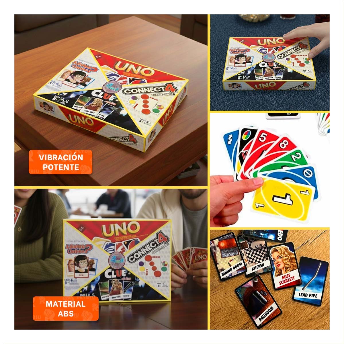 CLASICO DE MESA MULTICOLOR PARA JUEGOS EN CASA CON AMIGOS - 5