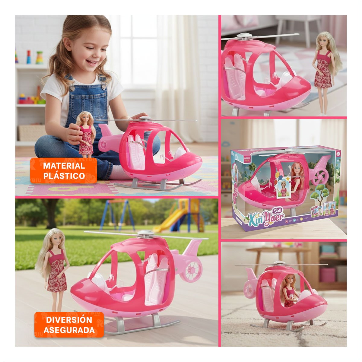 PRODUCTO VOLADOR ROSADO CON FIGURA PARA JUEGO CREATIVO Y ENTRETENIMIENTO EN CASA YSTICKY - 5