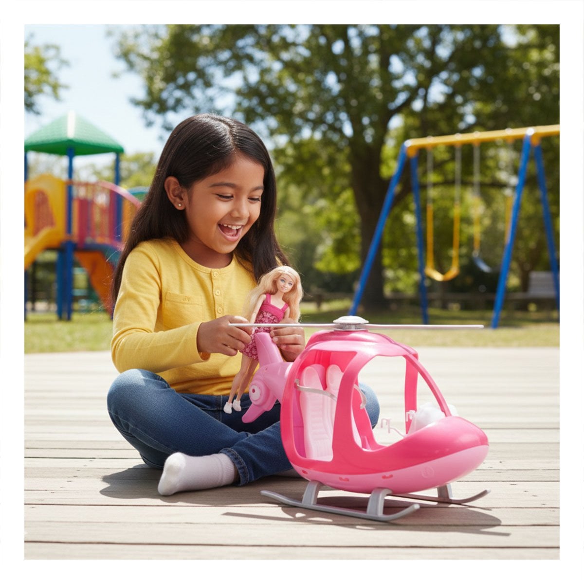 UNIDAD AEREA ROSADA CON FIGURA VOLADORA PARA DIVERSION RECREATIVA EN EL HOGAR YLIGAS REGALO - 2