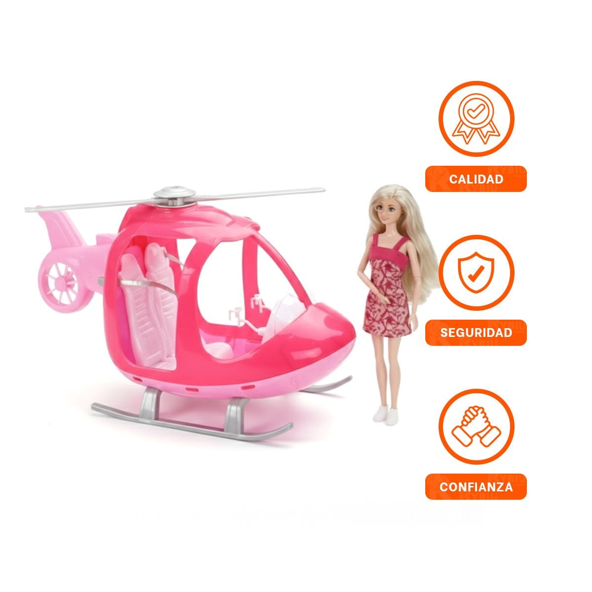 FIGURA VOLADORA ROSADA CON FIGURA INTERACTIVA PARA DIVERSION DURANTE EL JUEGO EN CASA - 3
