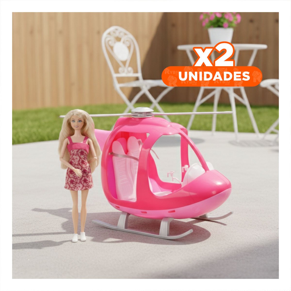 PACK2 OBJETO VOLADOR ROSADO CON FIGURA PARA ENTRETENIMIENTO EN INTERIORES YREGALO STICKER - 1