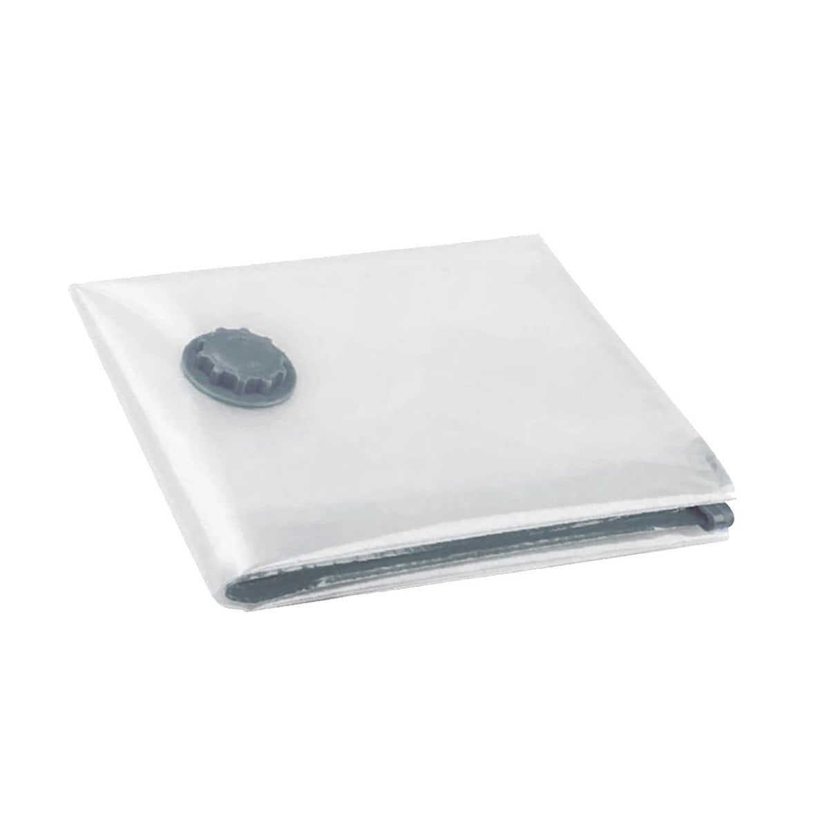 PACK2 SACO AL VACIO PRACTICO PARA GUARDAR EDREDONES TRANSPARENTE EMPAQUE GRIS YREGALO STICKER - 2
