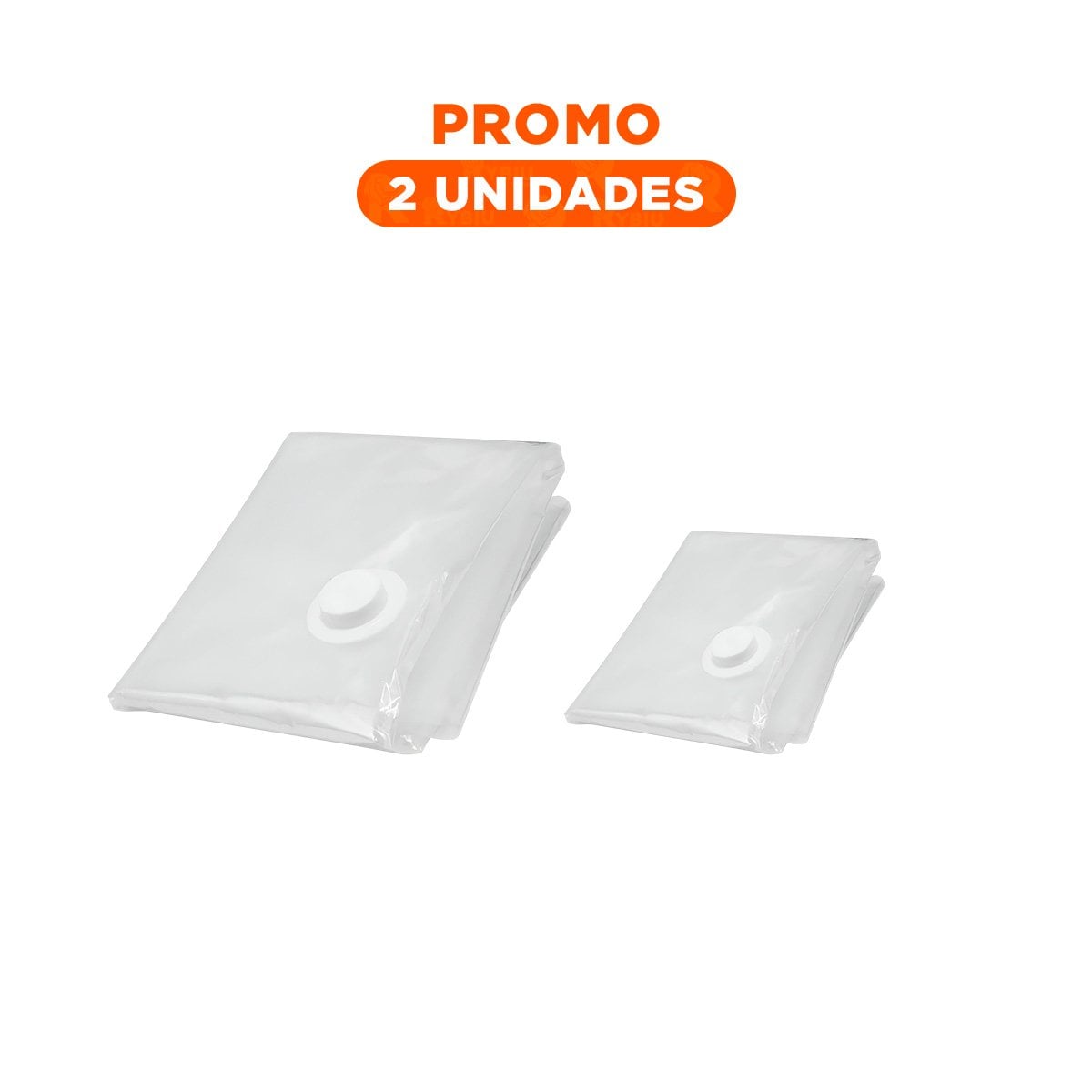 PACK2 PROTECTOR PARA COBIJAS, EDREDONES Y MANTAS 80X130CM TRANSPARENTE - 1