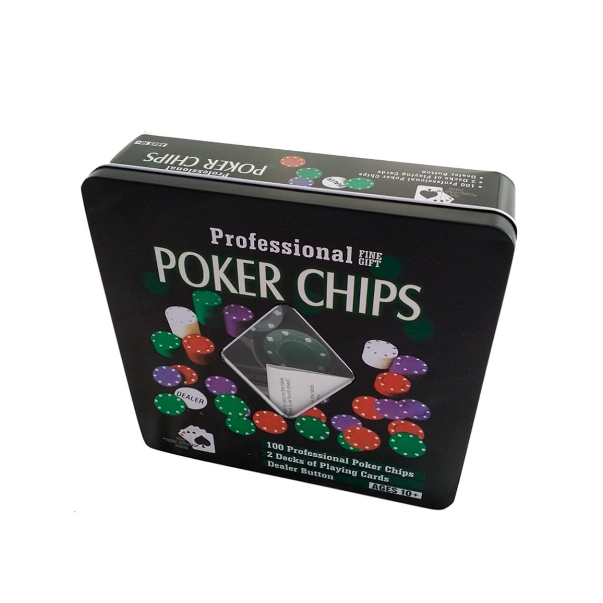 TOKENS CLASICOS DE POKER NEGRO PARA JUEGOS DE MESA EN CASA YREGALO STICKER - 3