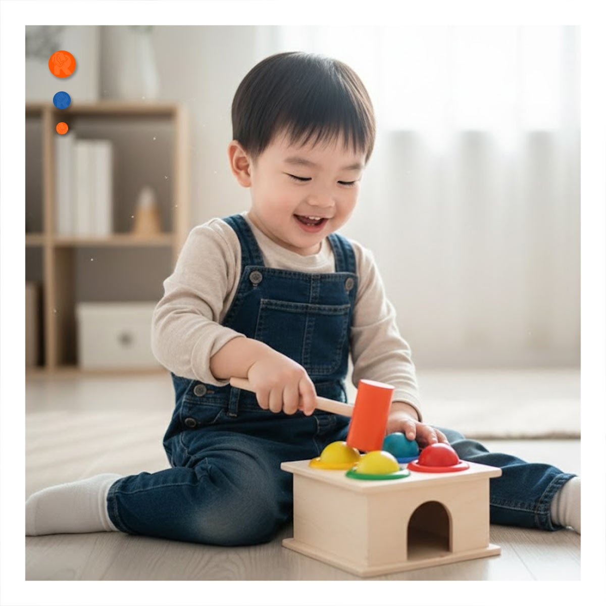 HERRAMIENTA GOLPEA LA PELOTA MULTICOLOR JUEGO RECREATIVO PARA CASA Y HOGAR YSTICKY - 3