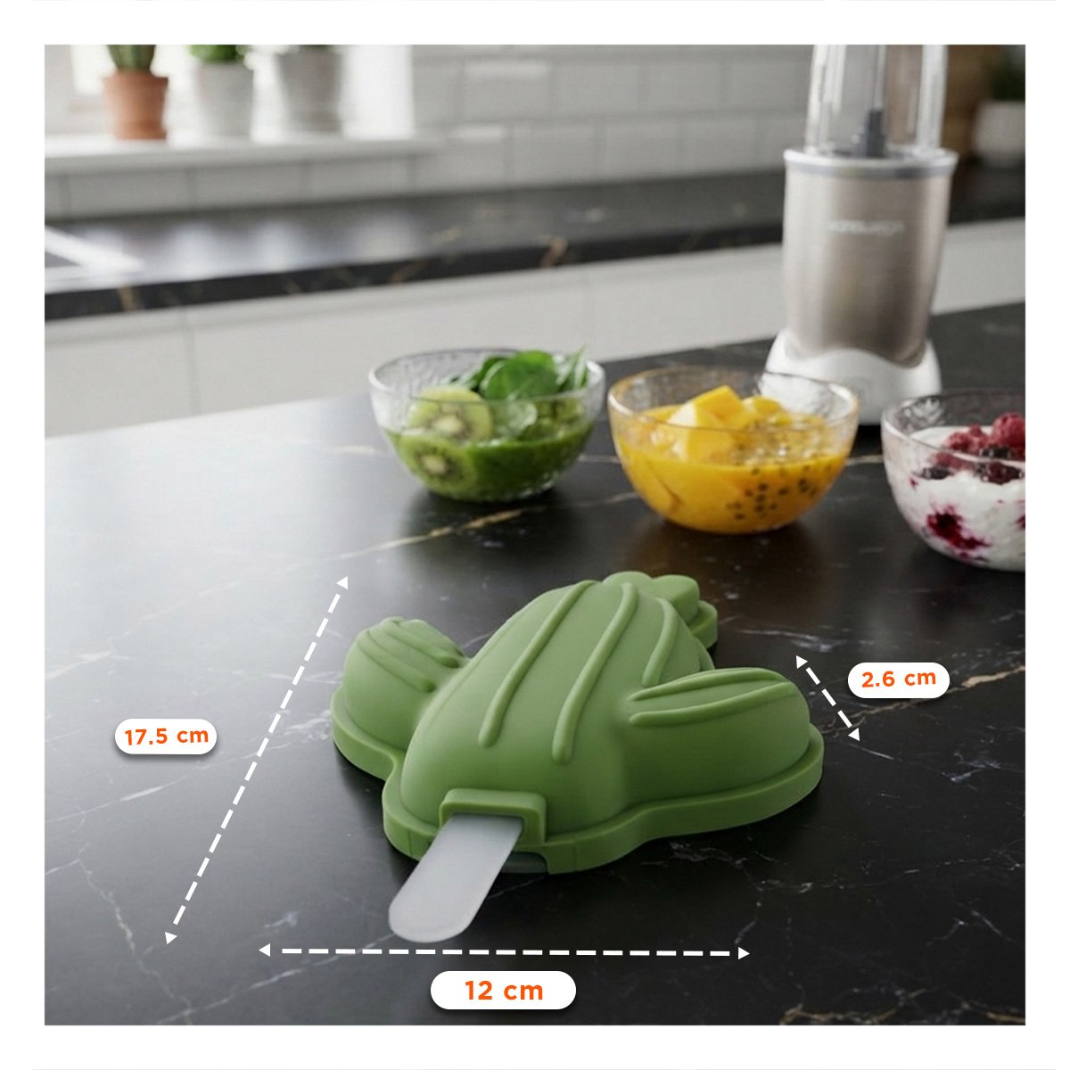 PACK2 RECIPIENTE CAPTUS VERDE PARA HELADOS Y POSTRES CONGELADOS - 2