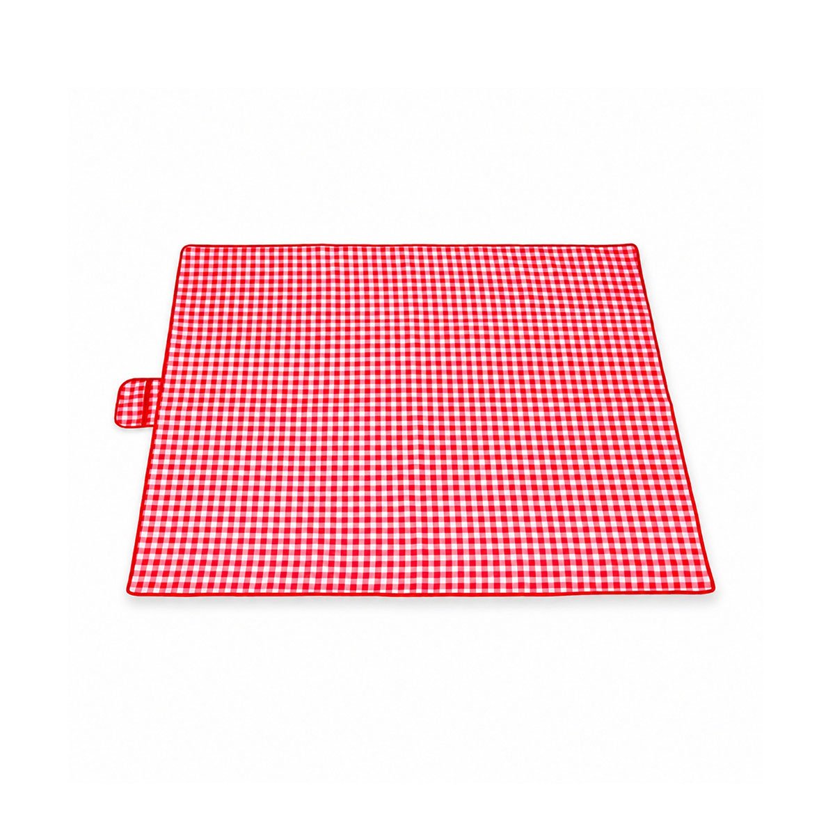 MANTA TIPO CARTERA 160X160CM UNA TELA PARA PICNIC EN EXTERIOR COLOR ROJO YSTICKY - 1